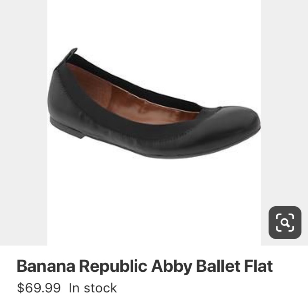 Banana republic Abby flat size 8